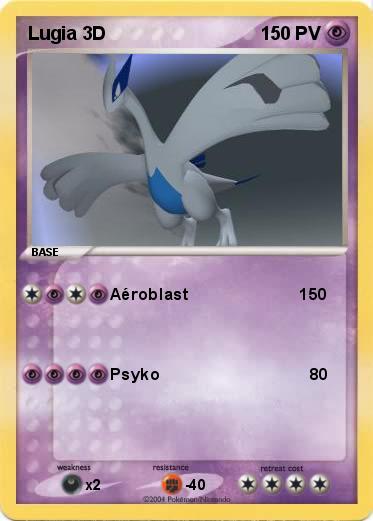Pokemon Lugia 3D