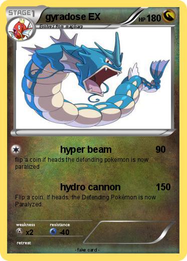 Pokemon gyradose EX