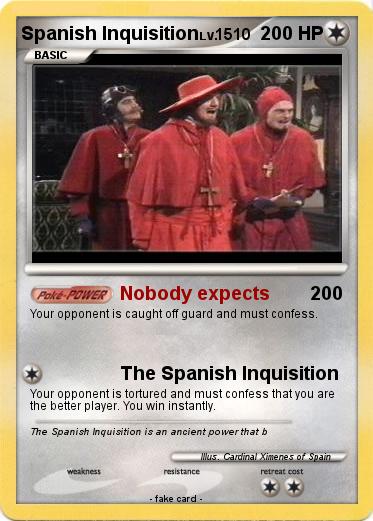 Pokemon Spanish Inquisition