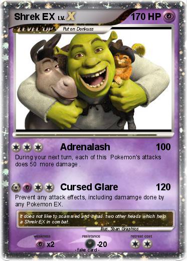 Pokemon Shrek EX