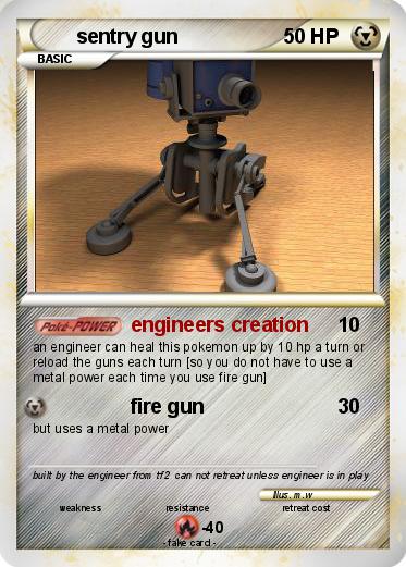 Pokemon sentry gun