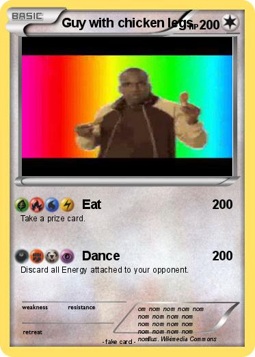 Pokemon Guy with chicken legs