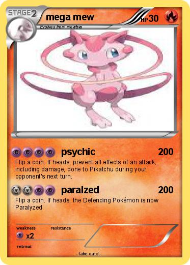 Pokemon mega mew