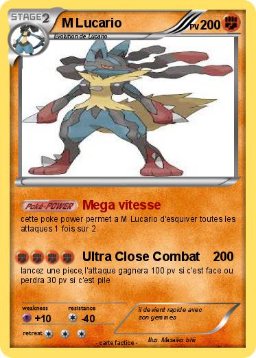 Pokemon M Lucario
