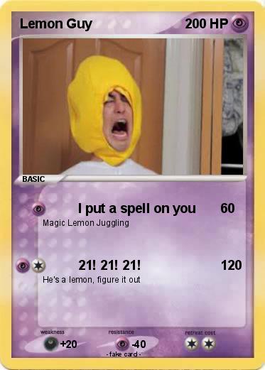 Pokemon Lemon Guy