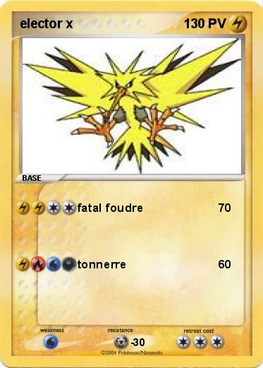 Pokemon elector x