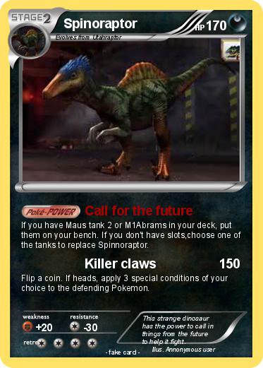 Pokemon Spinoraptor