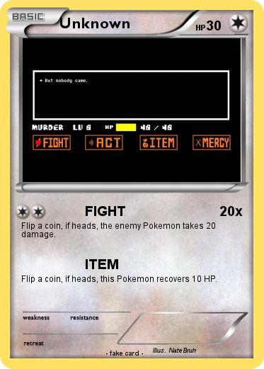 Pokemon Unknown