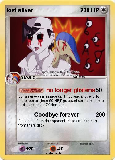 Pokemon lost silver