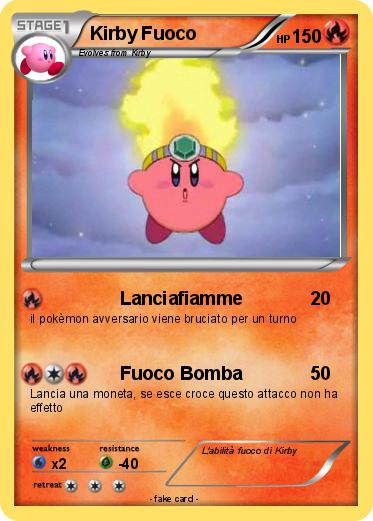 Pokemon Kirby Fuoco