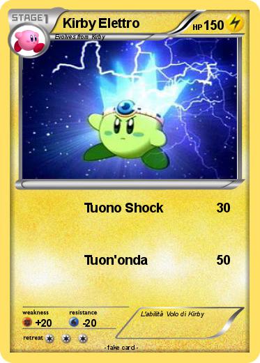 Pokemon Kirby Elettro