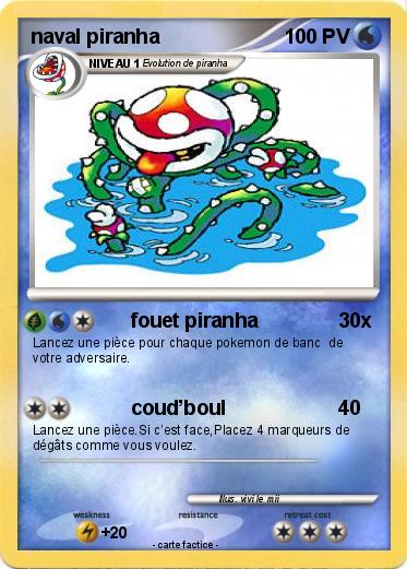 Pokemon naval piranha