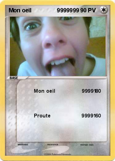 Pokemon Mon oeil                9999999