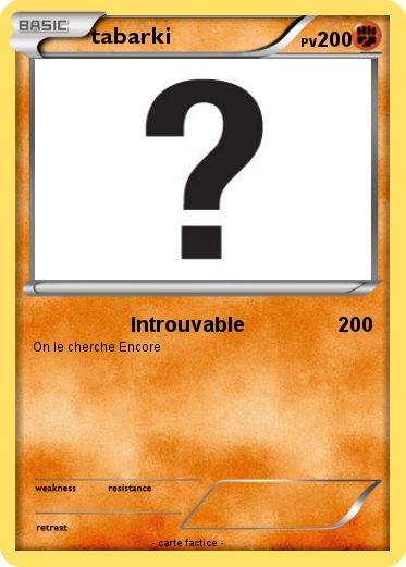 Pokemon tabarki