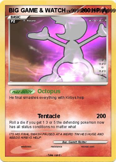 Pokemon BIG GAME & WATCH