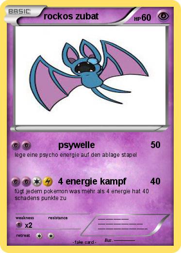 Pokemon rockos zubat