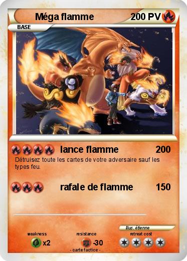 Pokemon Méga flamme