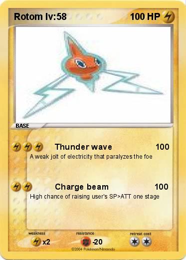 Pokemon Rotom lv:58