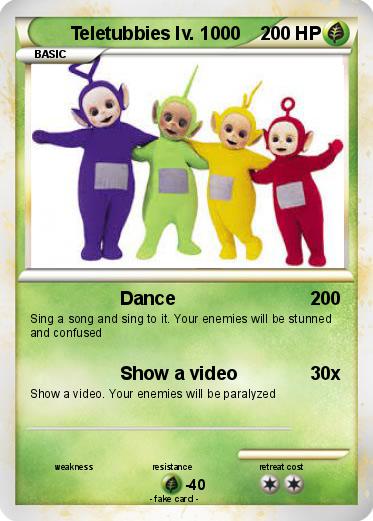 Pokemon Teletubbies lv. 1000