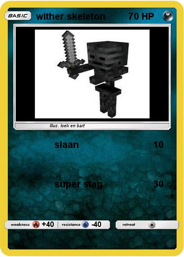 Pokemon wither skeleton