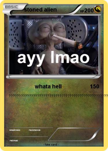 Pokemon stoned alien