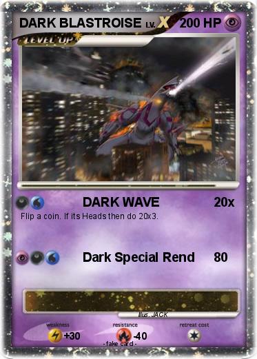 Pokemon DARK BLASTROISE