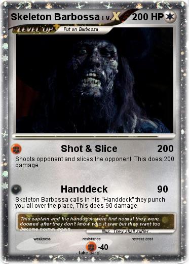 Pokemon Skeleton Barbossa