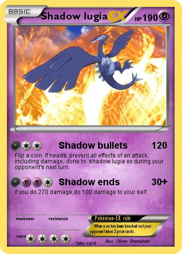 Pokemon Shadow lugia