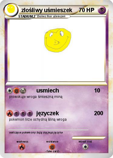 Pokemon złośliwy uśmieszek
