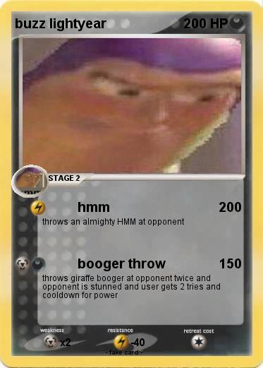 Pokemon buzz lightyear