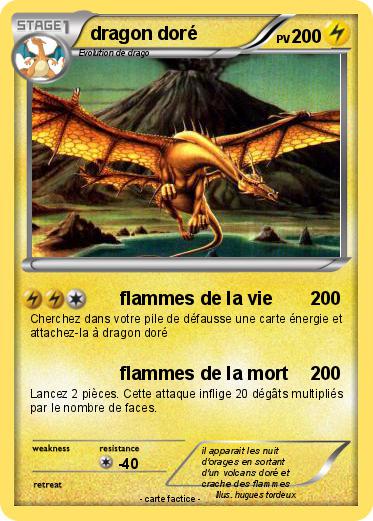 Pokemon dragon doré