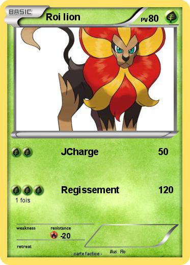 Pokemon Roi lion