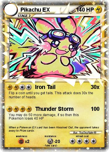 Pokemon Pikachu EX