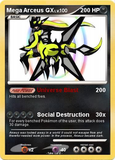 Pokemon Mega Arceus GX