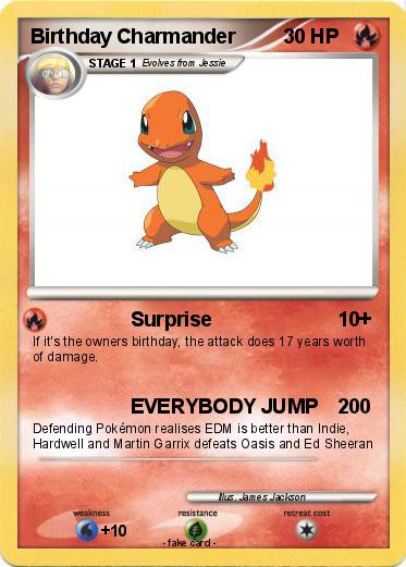 Pokemon Birthday Charmander