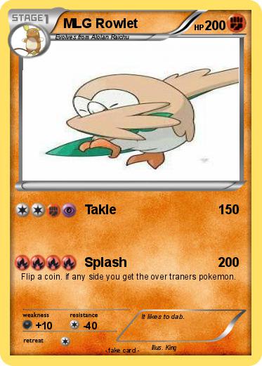 Pokemon MLG Rowlet