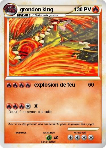 Pokemon grondon king