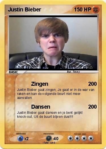Pokemon Justin Bieber