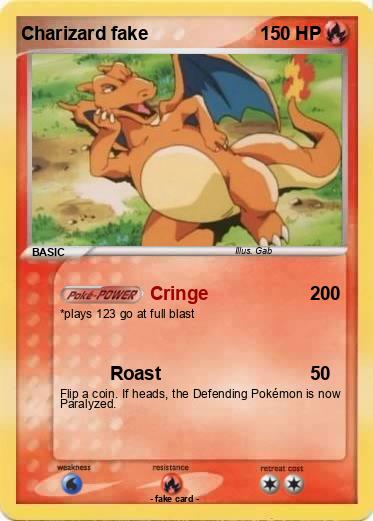 Pokemon Charizard fake