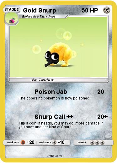 Pokemon Gold Snurp
