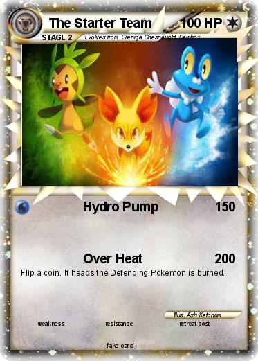 Pokemon The Starter Team
