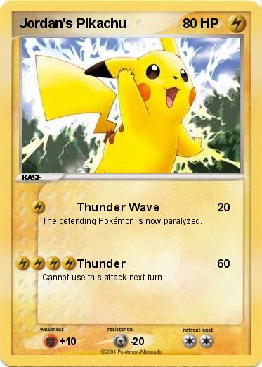 Pokemon Jordan's Pikachu