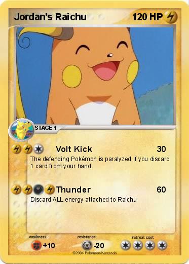 Pokemon Jordan's Raichu