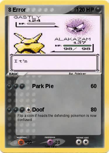 Pokemon 8 Error