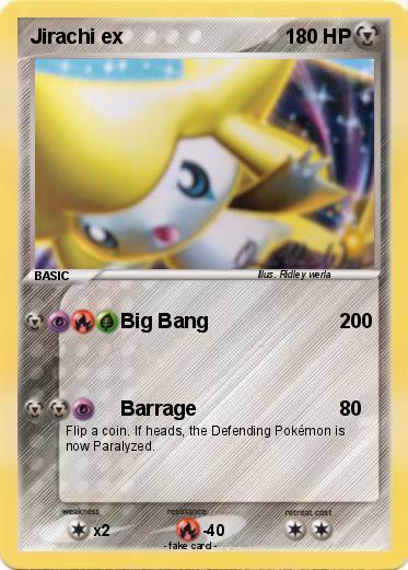 Pokemon Jirachi ex