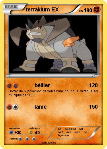 Pokemon terrakium EX
