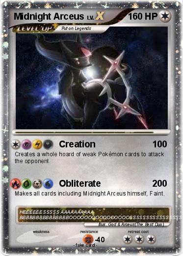 Pokemon Midnight Arceus