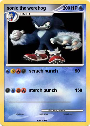 Pokemon sonic the werehog