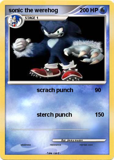 Pokemon sonic the werehog