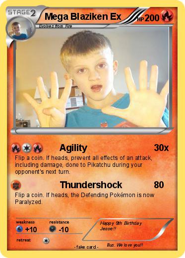 Pokemon Mega Blaziken Ex